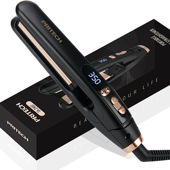 Other - 1" Ceramic Mini Flat Iron Portable Hair Straightener 13 Adjustable Temperature